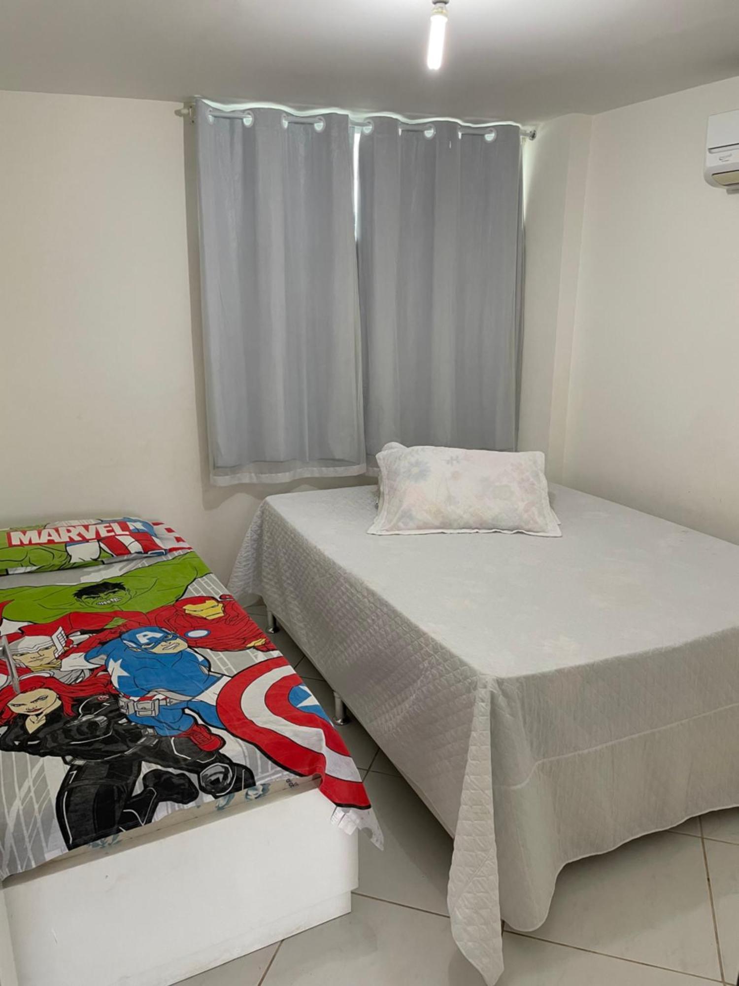 Apartment Mar E Sol Residencial 2 Quartos Com Ar Condicionado,500 Metros Da De Jacuma *