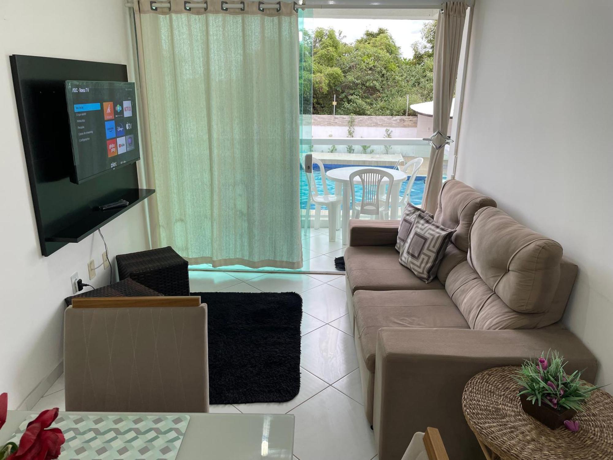 Mar E Sol Residencial 2 Quartos Com Ar Condicionado,500 Metros Da De Jacuma