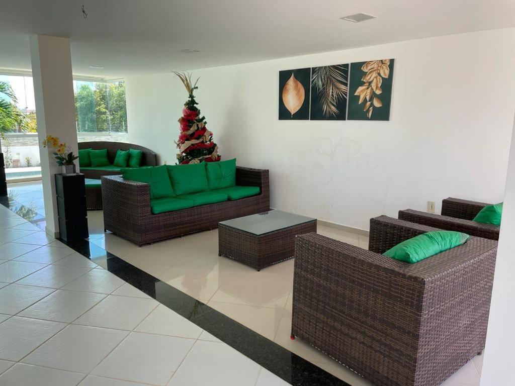 Mar E Sol Residencial 2 Quartos Com Ar Condicionado,500 Metros Da De Jacuma Apartment